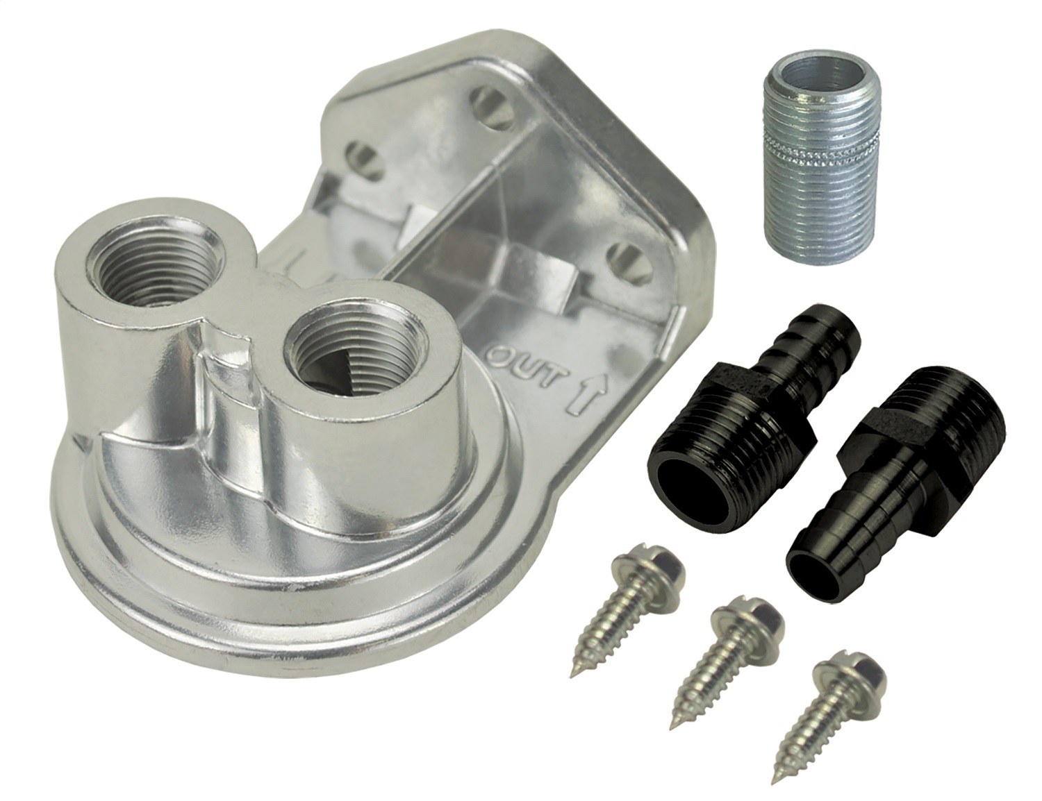 Derale 13005 Engine Oil Filter Remote Mounting Kit - Mounting Kit