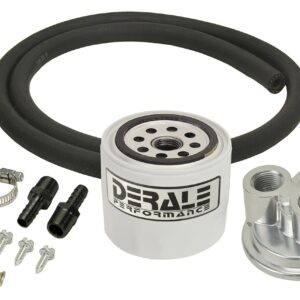 Single Mount 3/8in. NPT Ports Up Remote Transmission Filter Kit; Standard