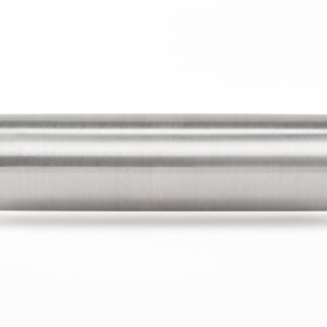 24in. FLO Tank-Raw end caps with brushed tube. Includes two mounting brackets.