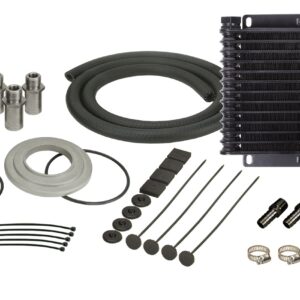 13 Row Plate/Fin Engine Oil Cooler Kit with Sandwich Adapter