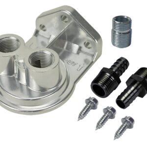 Single Ports Up 1/2in. NPT Filter Mount Kit with 13/16in.-16 Filter Thread