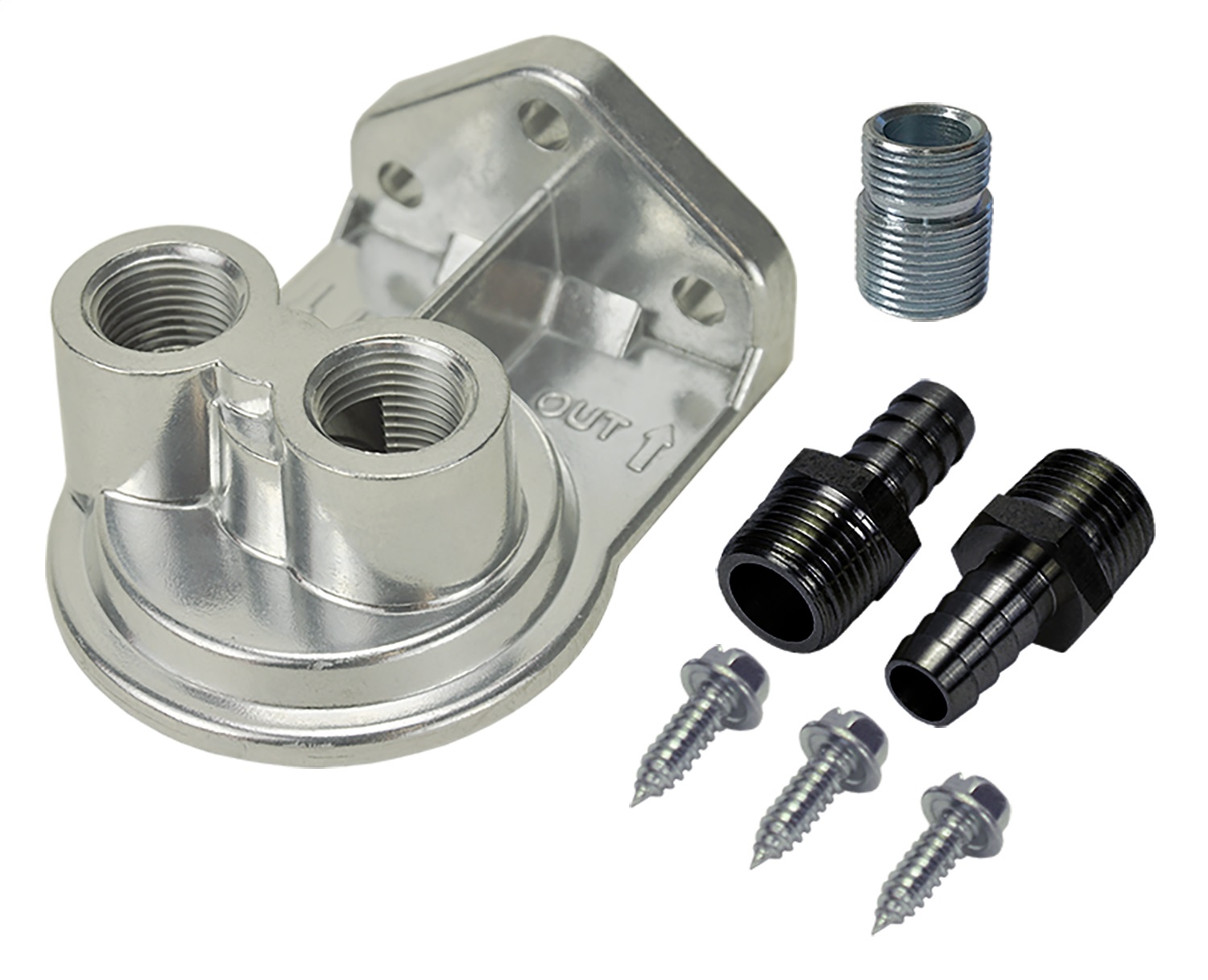 Single Ports Up 1/2in. NPT Filter Mount Kit with 13/16in.-16 Filter Thread