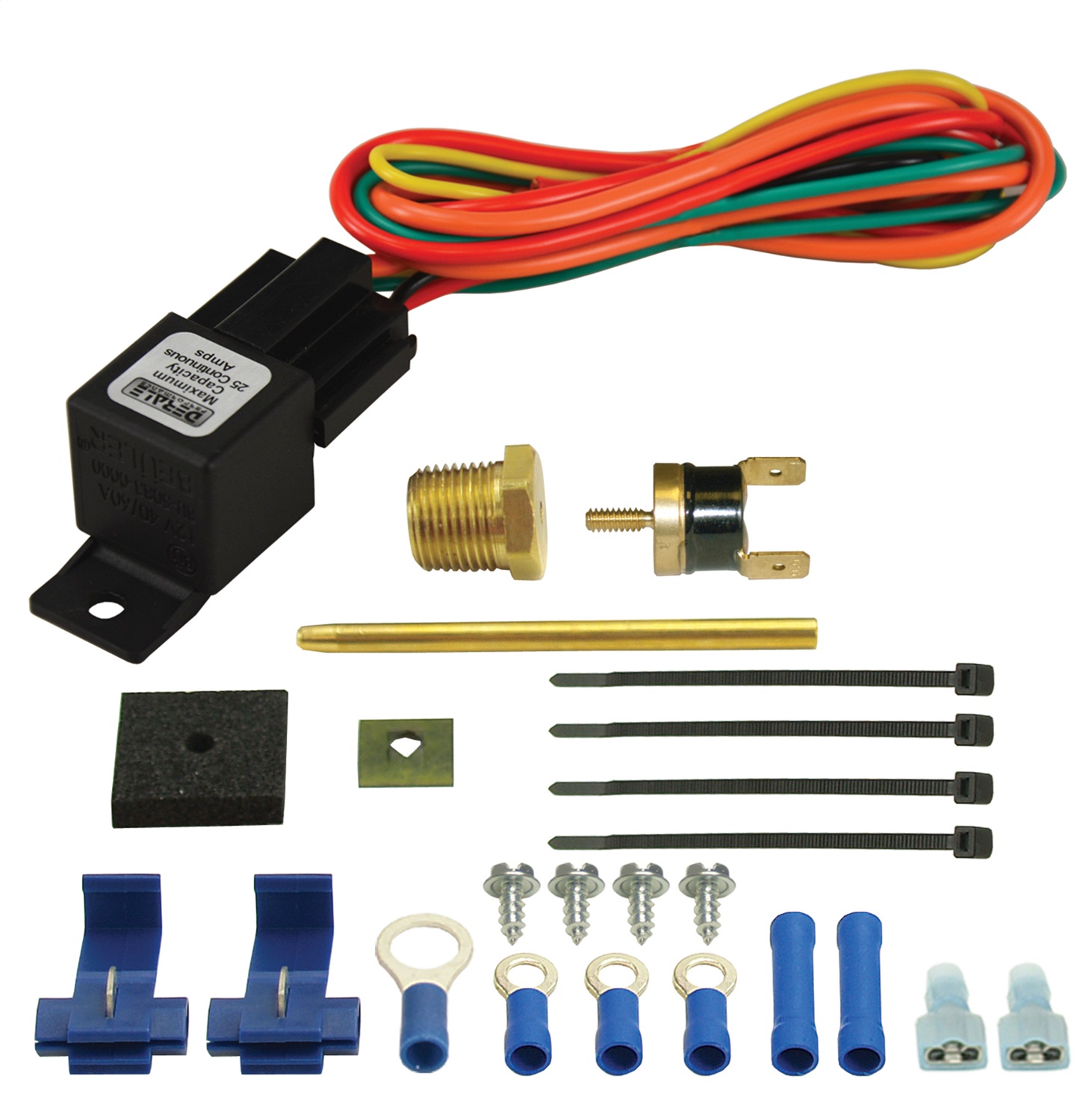 Premium Single Stage 180deg.F Dual-Probe Fan Controller; 25 Amp