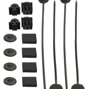 Electric Fan Mounting Kit; Plastic Rods; Clips and Mounting Feet