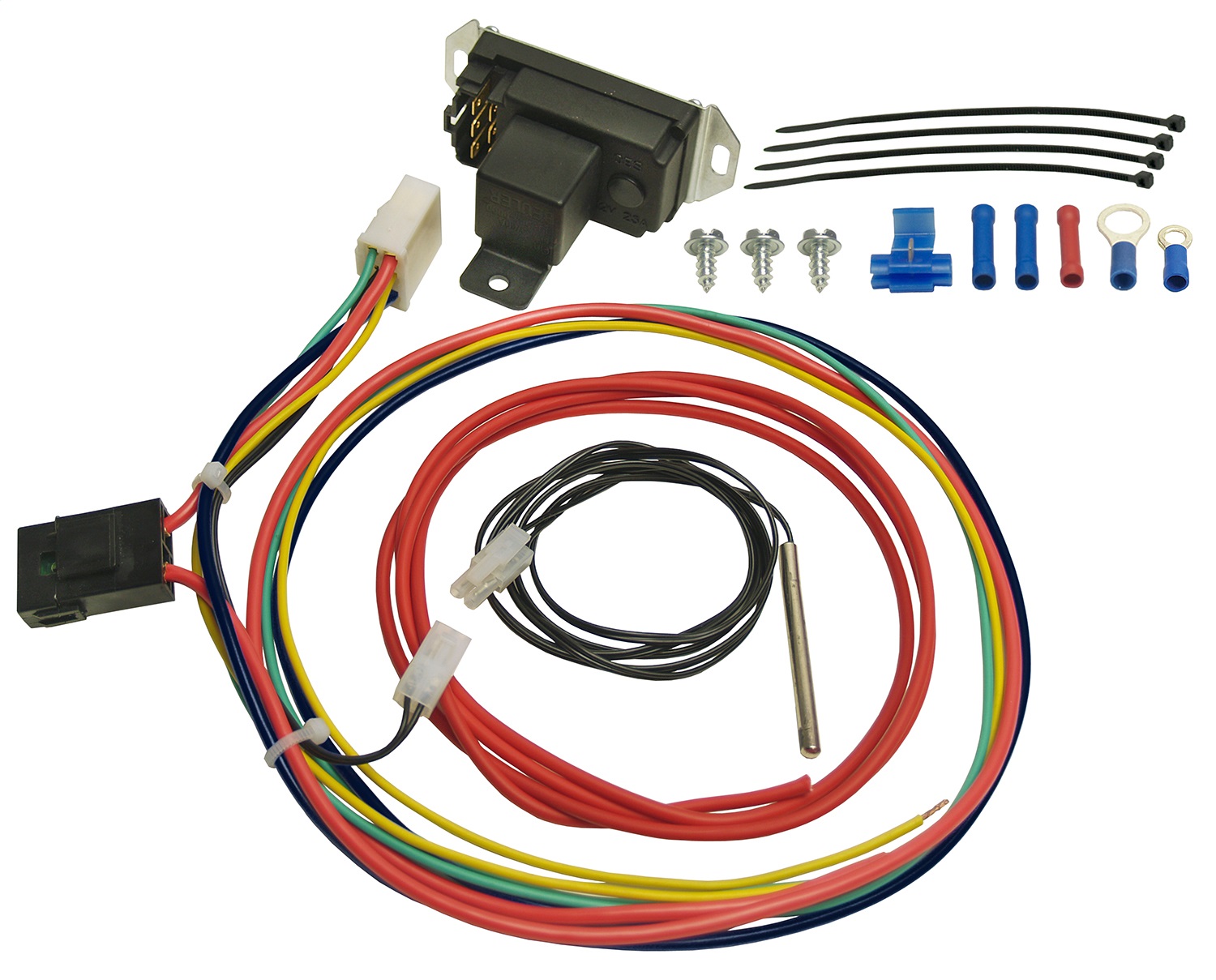 Adjustable Electric Fan Controller; Push In Radiator Probe