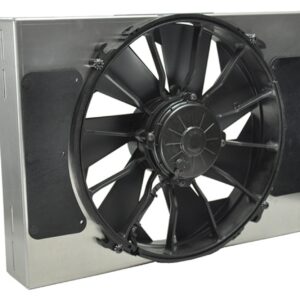 High Output Single 12in. Electric RAD Fan/Aluminum Shroud Kit