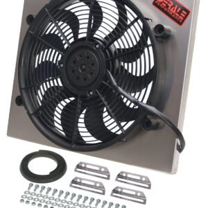 Powerpack-High Output Single 17in. Electric RAD Fan/Aluminum Shroud Kit