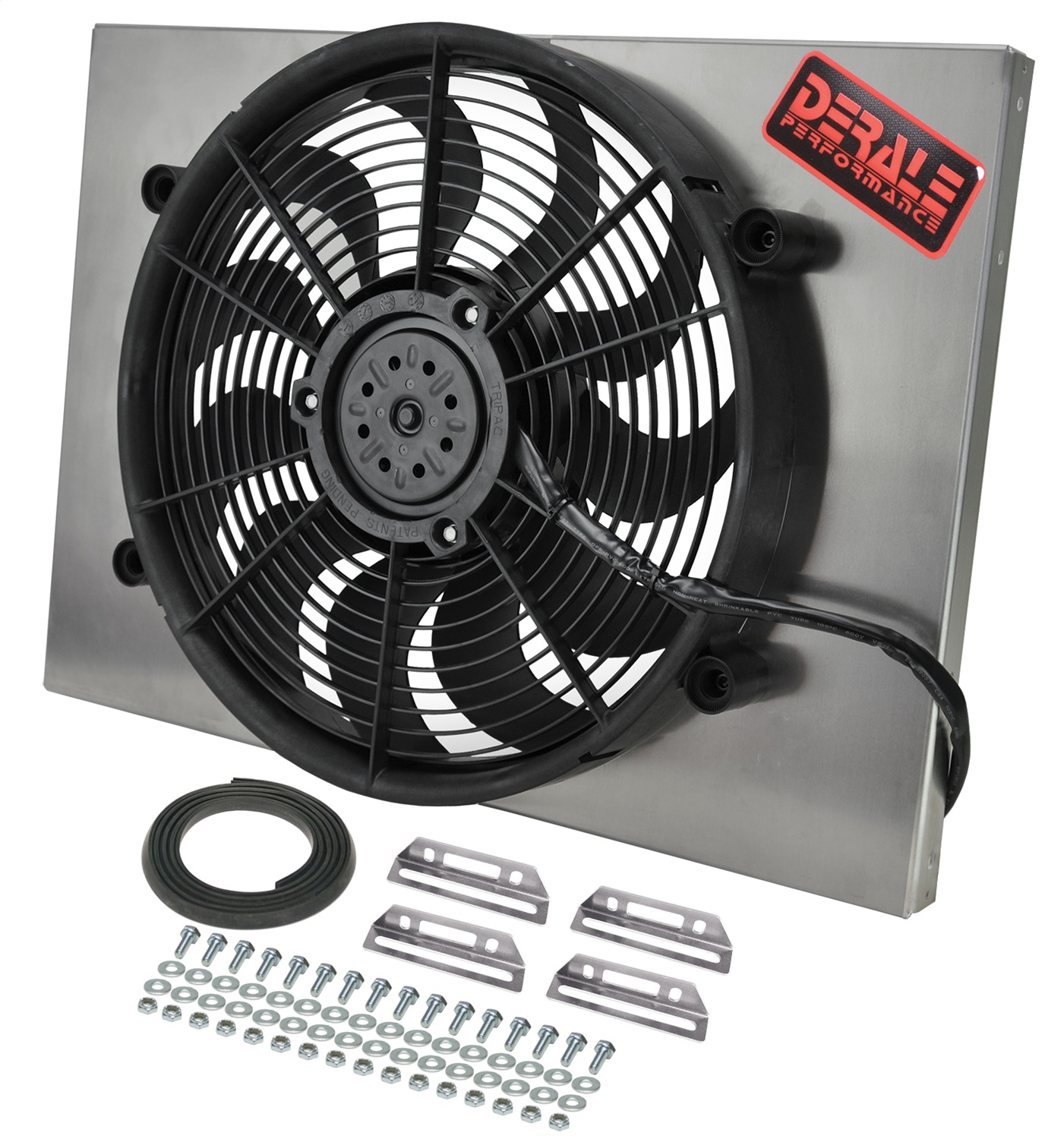 Powerpack-High Output Single 17in. Electric RAD Fan/Aluminum Shroud Kit