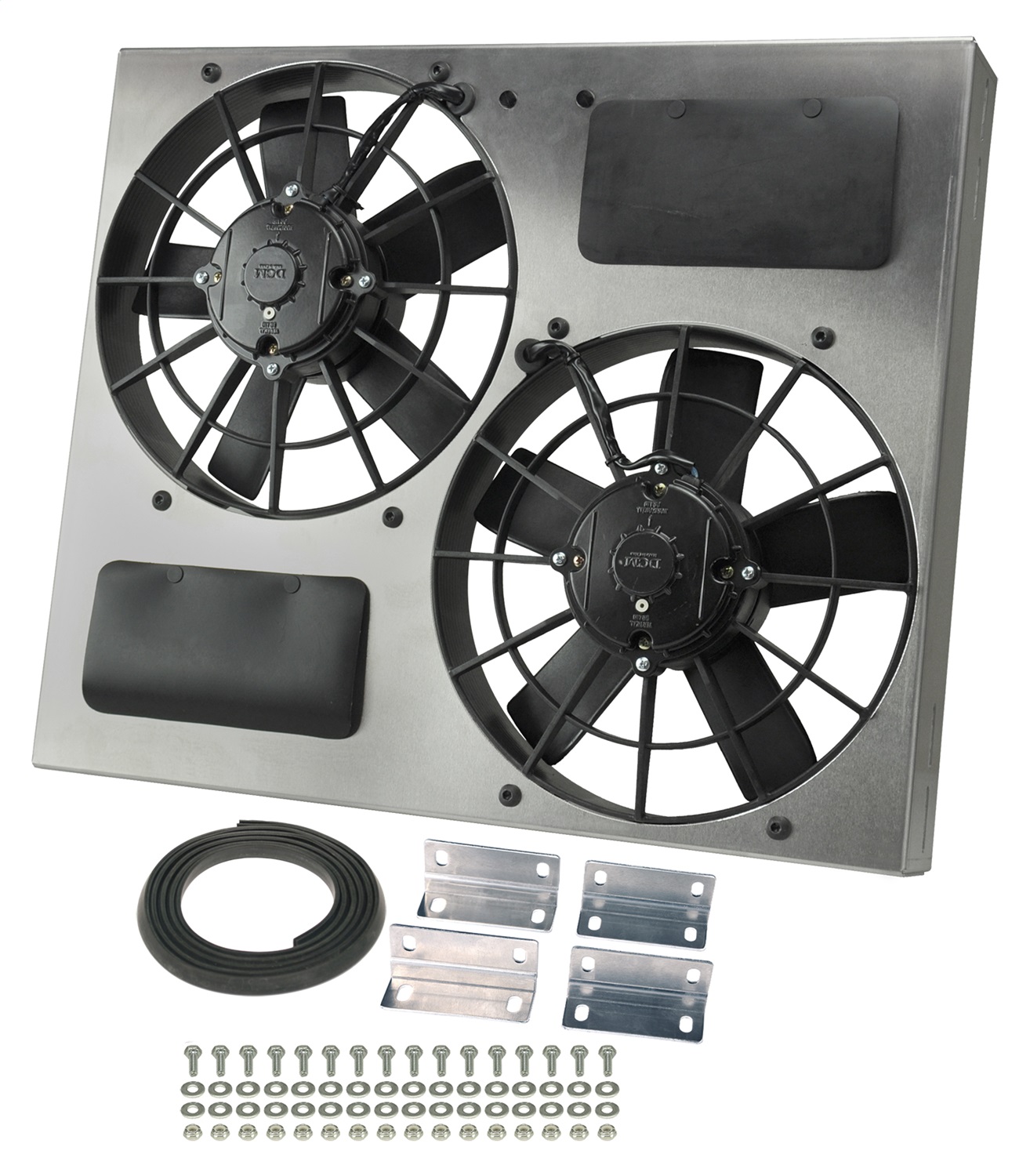 Powerpack-High Output Dual 11in. Electric RAD Fan/Aluminum Shroud Kit