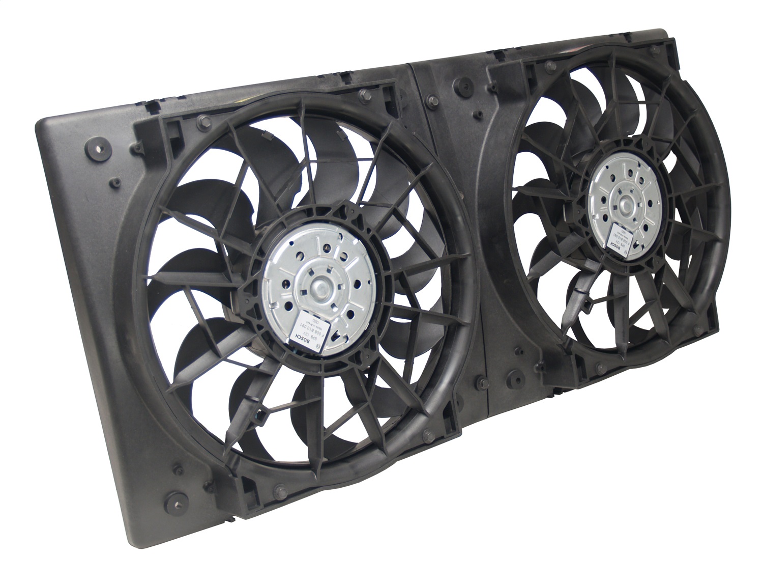 High Output Dual 12in. Electric RAD Fan/Plastic Shroud Kit