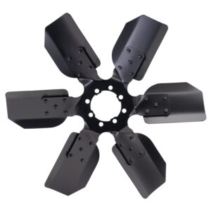 17in. Standard Rotation Fan Clutch Fan; Black