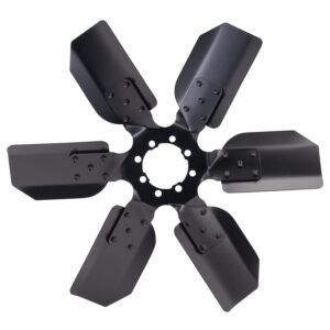 18in. Standard Rotation Fan Clutch Fan; Black
