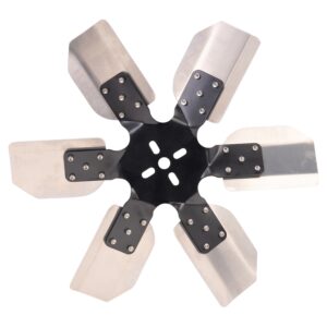 17in. Standard Rotation Rigid Race Fan; Aluminum Blade