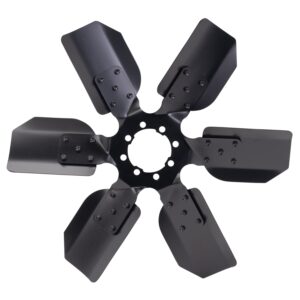 17in. Reverse Rotation Fan Clutch Fan; Black