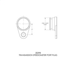 Transmission Speedometer Port Plug