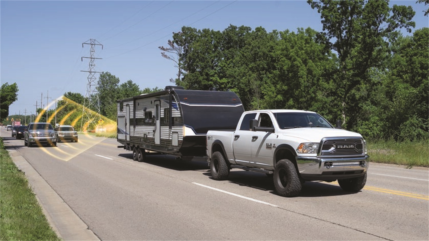 Towtal View LaneGuard offers Blind Spot Detection/Lane Change Assist. - Image 4