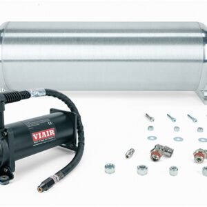 18in. FLO Tank w/Viair 444c black Compressor