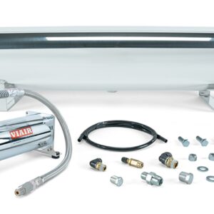 4 Gallon Polished Tank w/Viair 444c chrome compressor