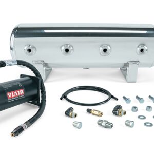 2.5 Gallon Polished Tank w/Viair 444c black compressor