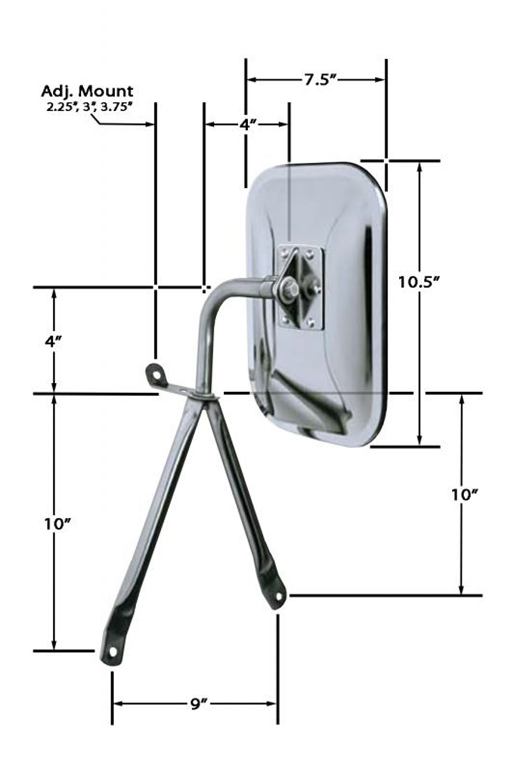 OE Style Lowmount Mirror - Image 2