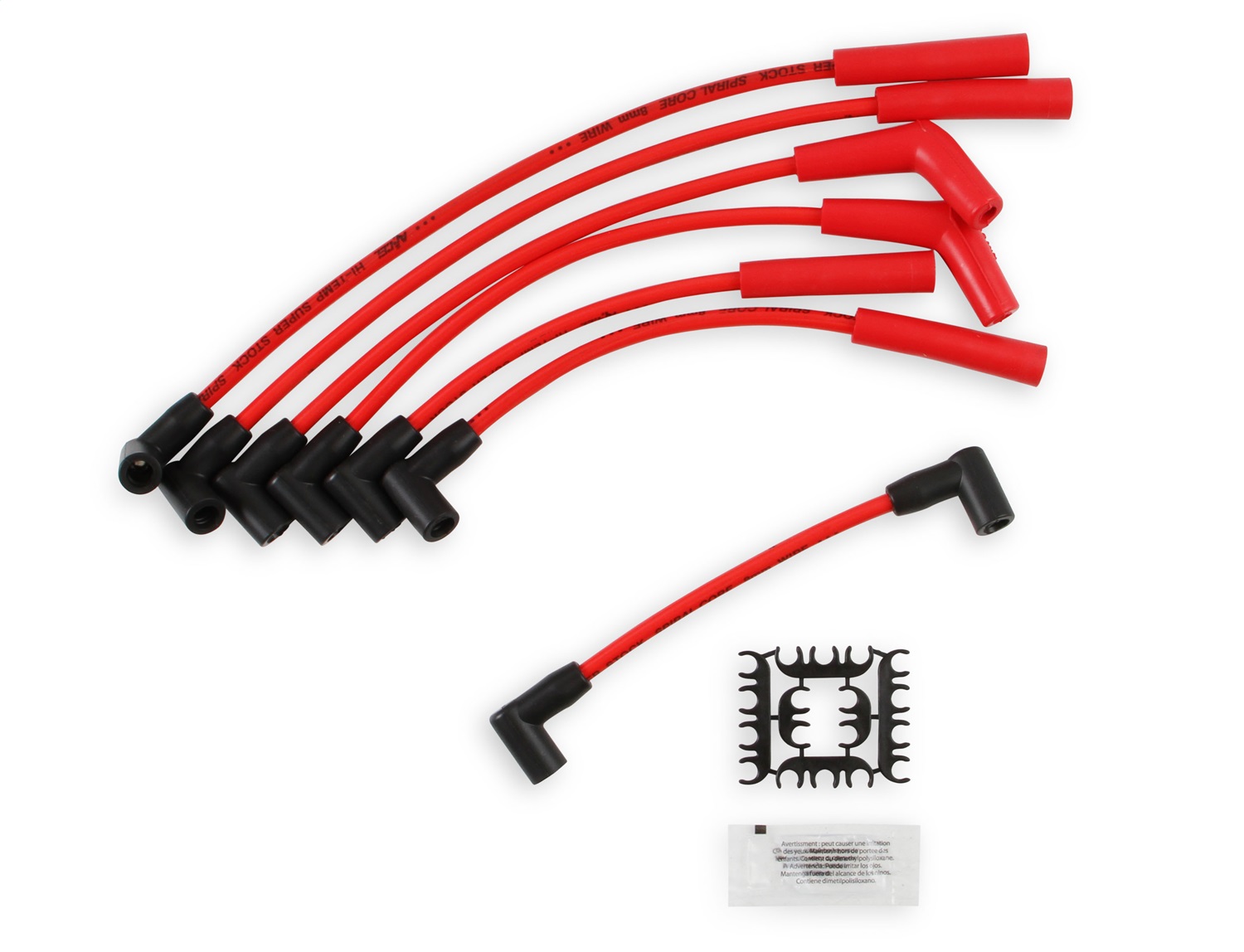 Custom Fit Super Stock Spiral Spark Plug Wire Set