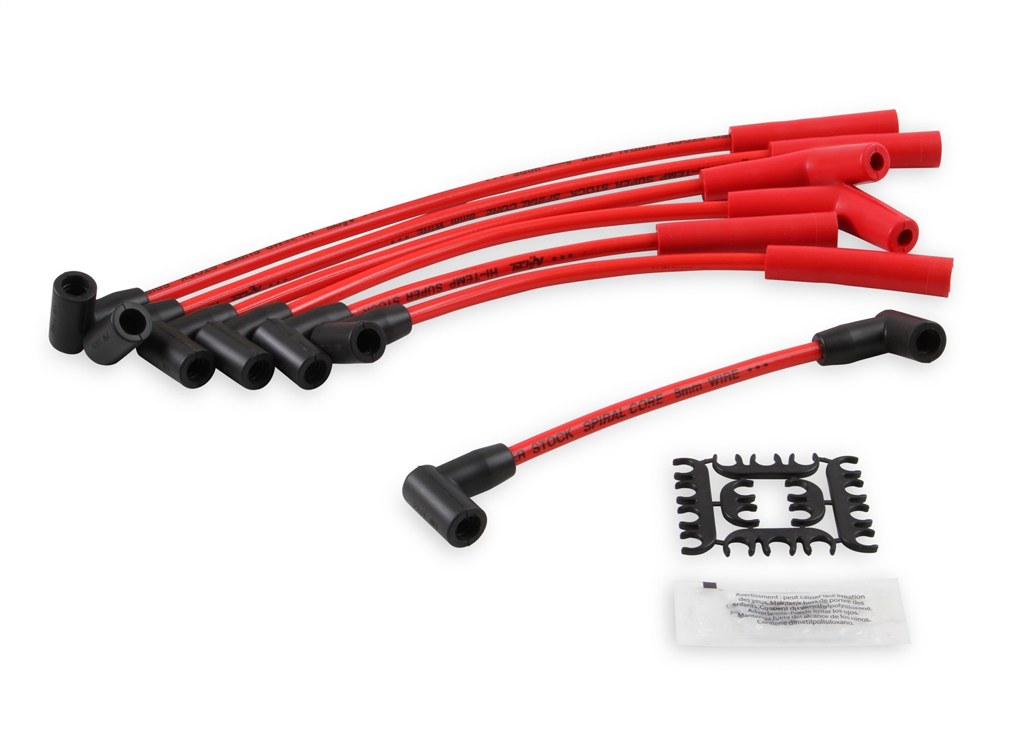 Custom Fit Super Stock Spiral Spark Plug Wire Set - Image 2