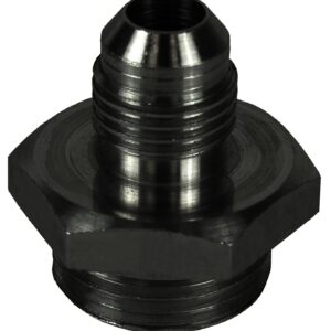 Aluminum Cooler/Adapter Fitting-6AN x 5/8in.-18 O-ring; Bright Anodized
