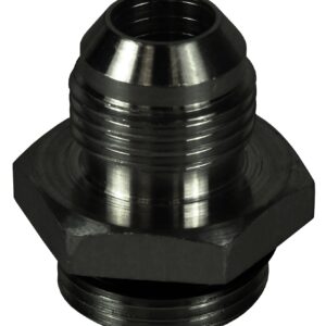 Aluminum Cooler/Adapter Fitting-8AN x 5/8in.-18 O-ring; Bright Anodized