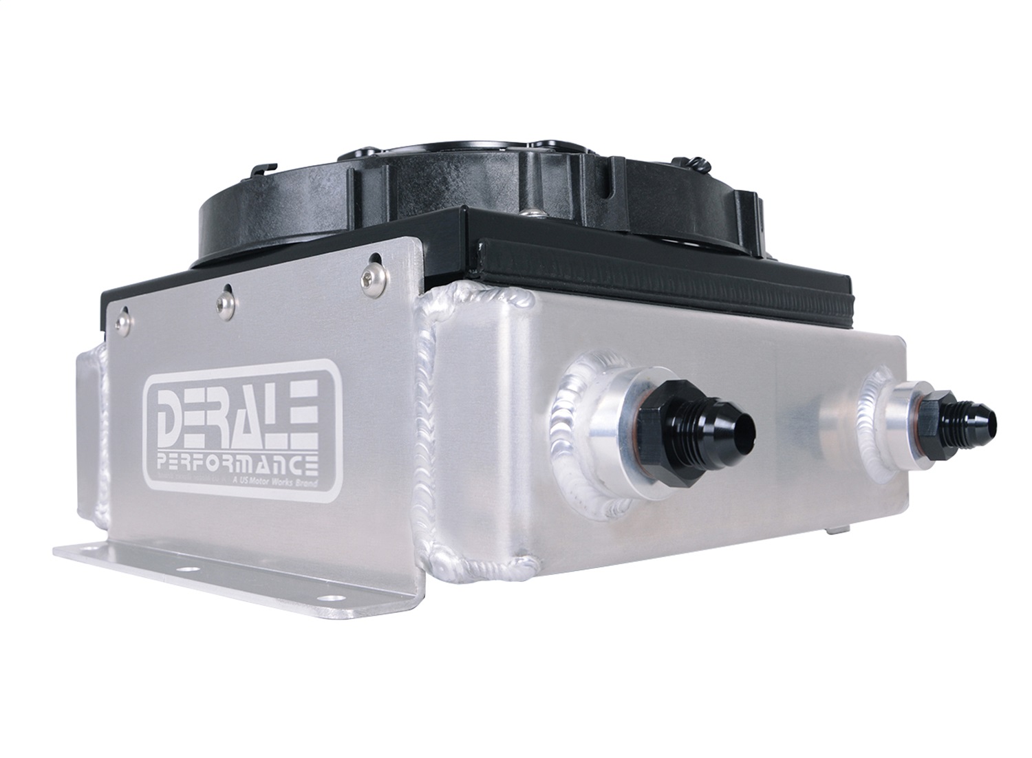 18 Row Hi-Flow Racing Remote Fluid Cooler w/Low Profile Fan; 7/8-14 UNF O-ring