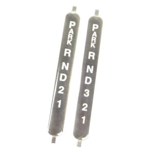 Automatic Transmission Shift Indicator Window or Decal Standard Pattern