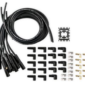 Extreme 9000 Black Ceramic Boot Spark Plug Wire Set