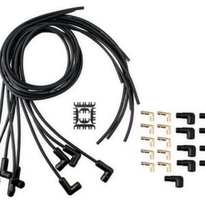 Extreme 9000 Black Ceramic Boot Spark Plug Wire Set