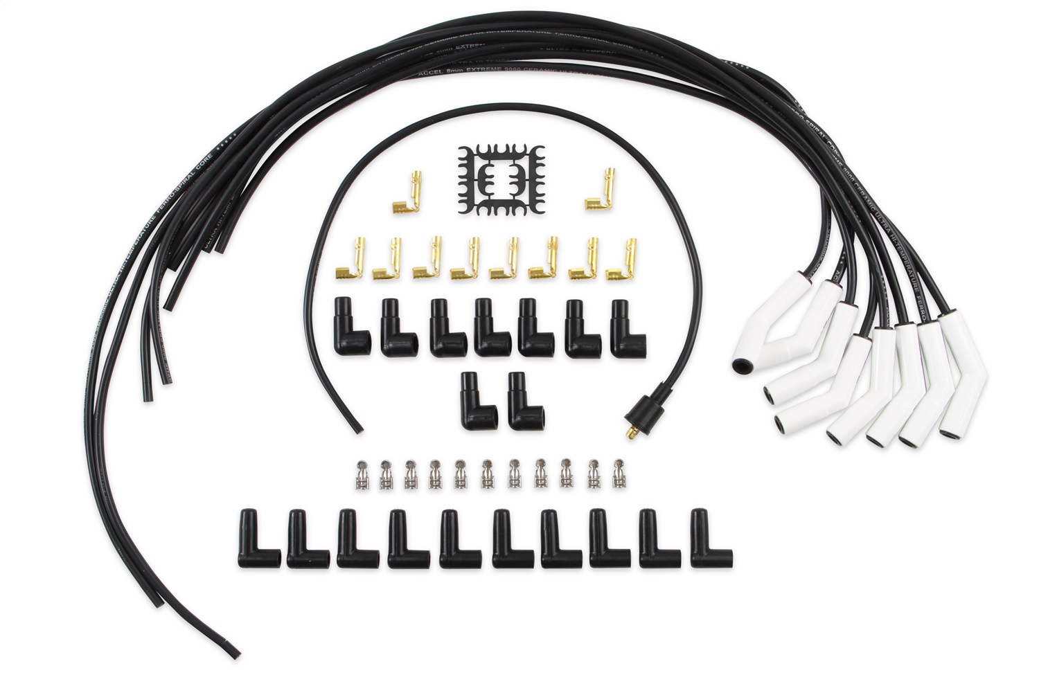 Extreme 9000 Ceramic Boot Spark Plug Wire Set