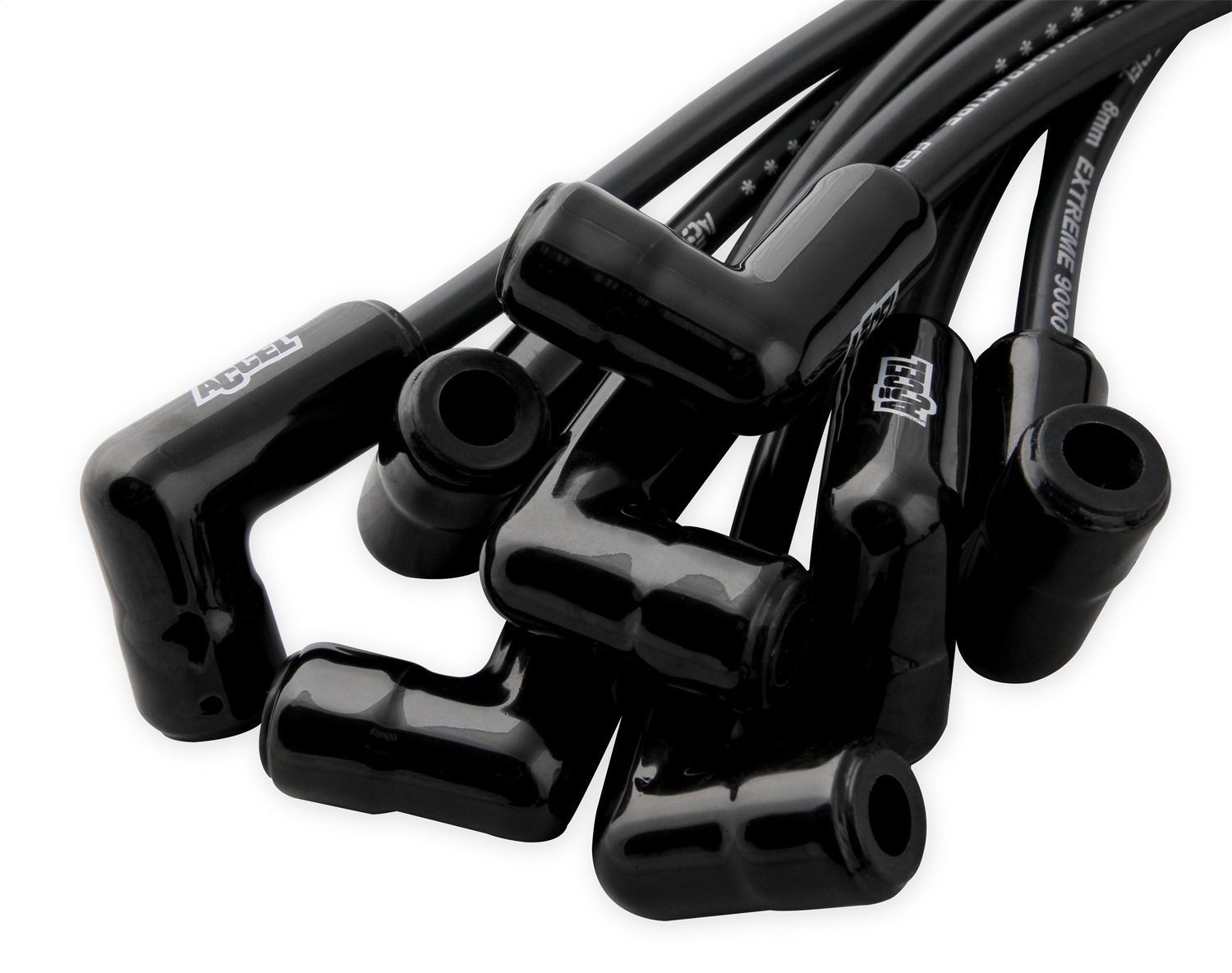 Extreme 9000 Black Ceramic Boot Spark Plug Wire Set - Image 3