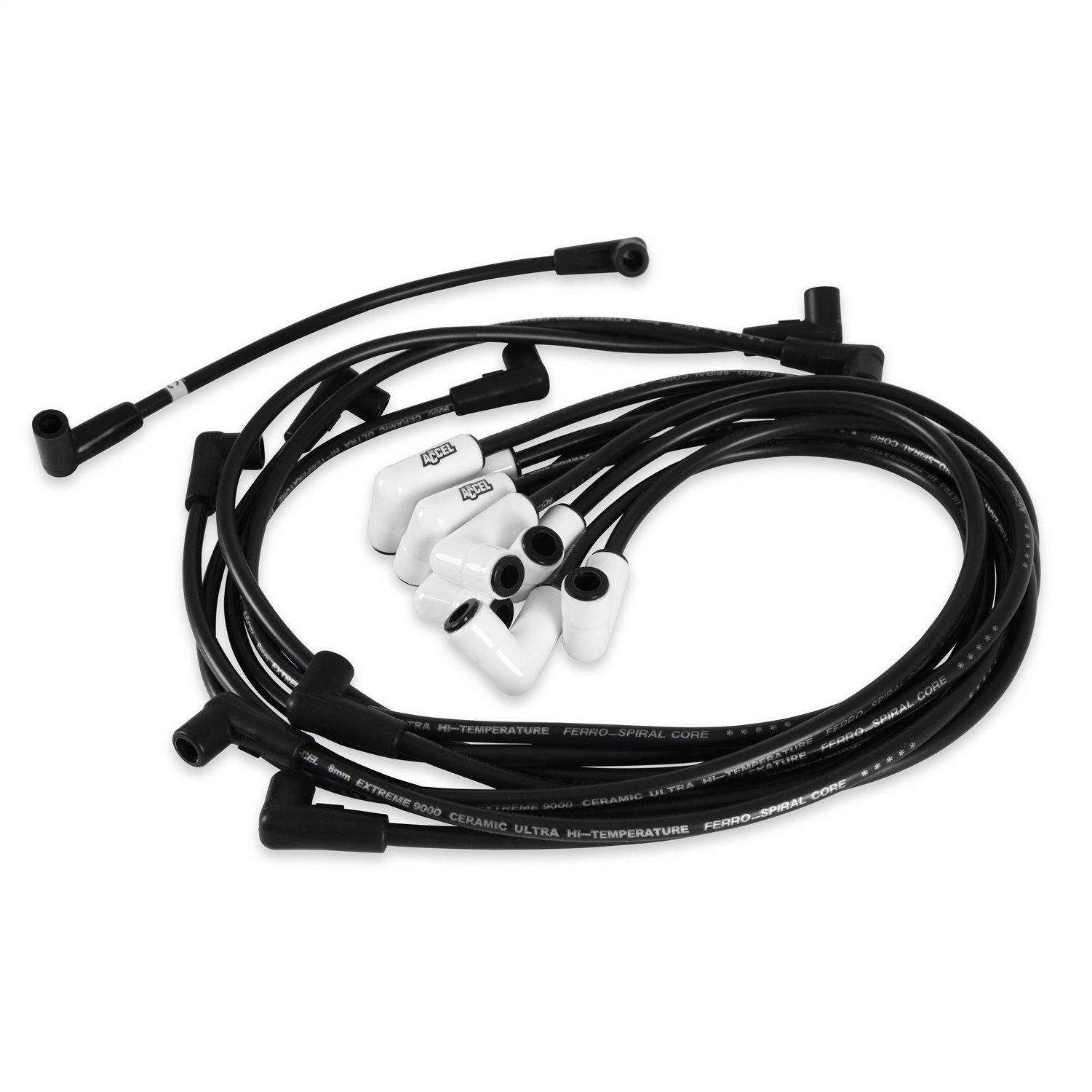 Extreme 9000 Ceramic Boot Spark Plug Wire Set - Image 2
