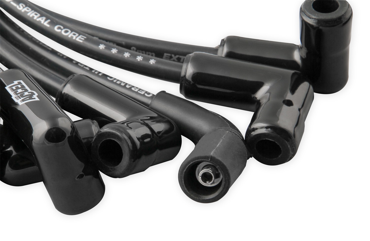 Extreme 9000 Black Ceramic Boot Spark Plug Wire Set - Image 2