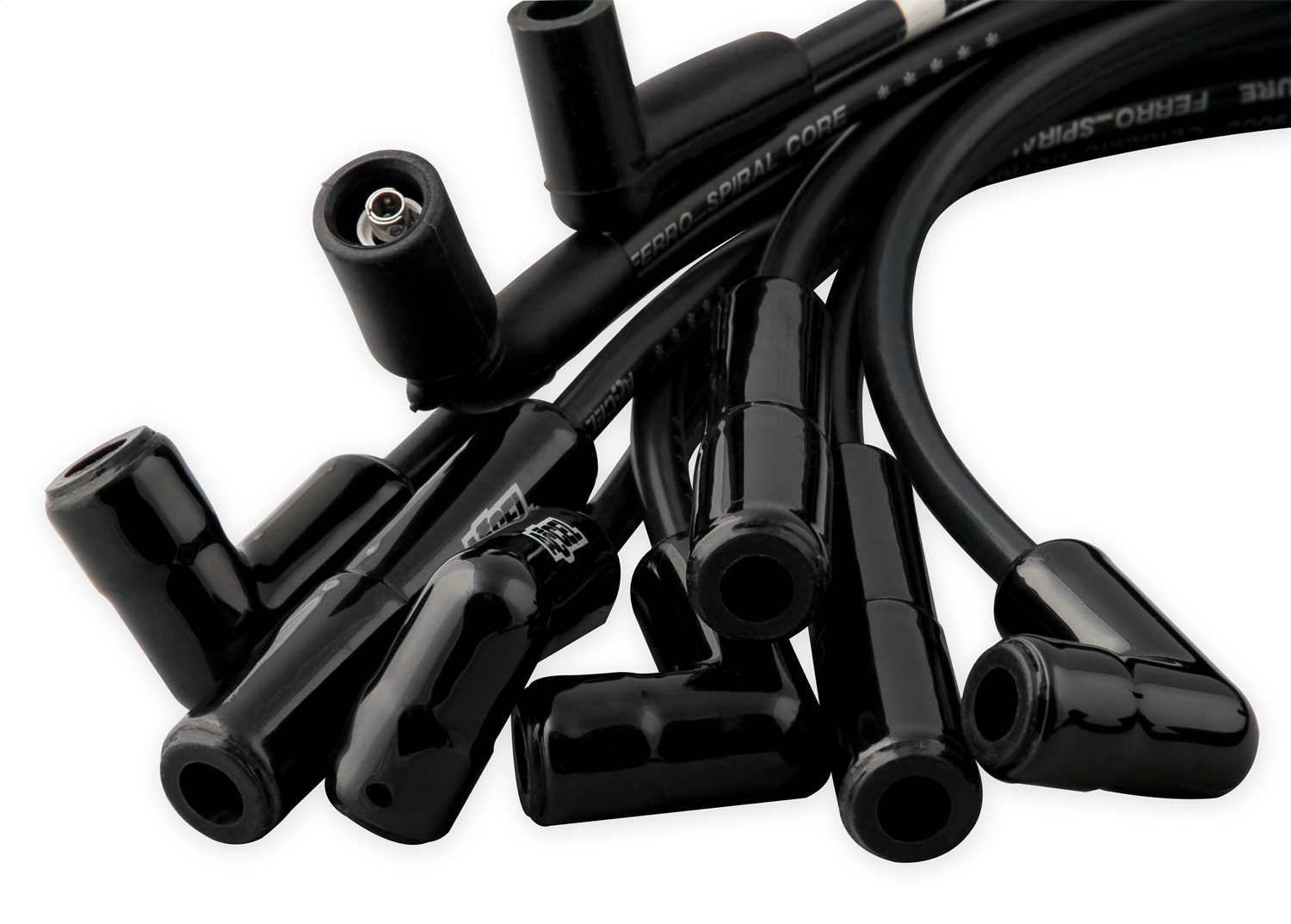 Extreme 9000 Black Ceramic Boot Spark Plug Wire Set - Image 2