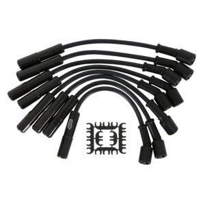 Extreme 9000 Black Ceramic Boot Spark Plug Wire Set