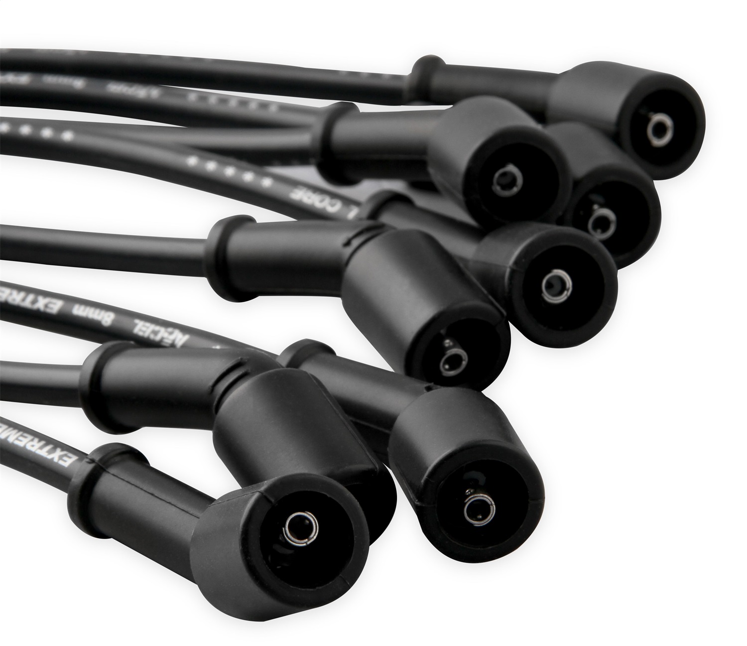 Extreme 9000 Black Ceramic Boot Spark Plug Wire Set - Image 2