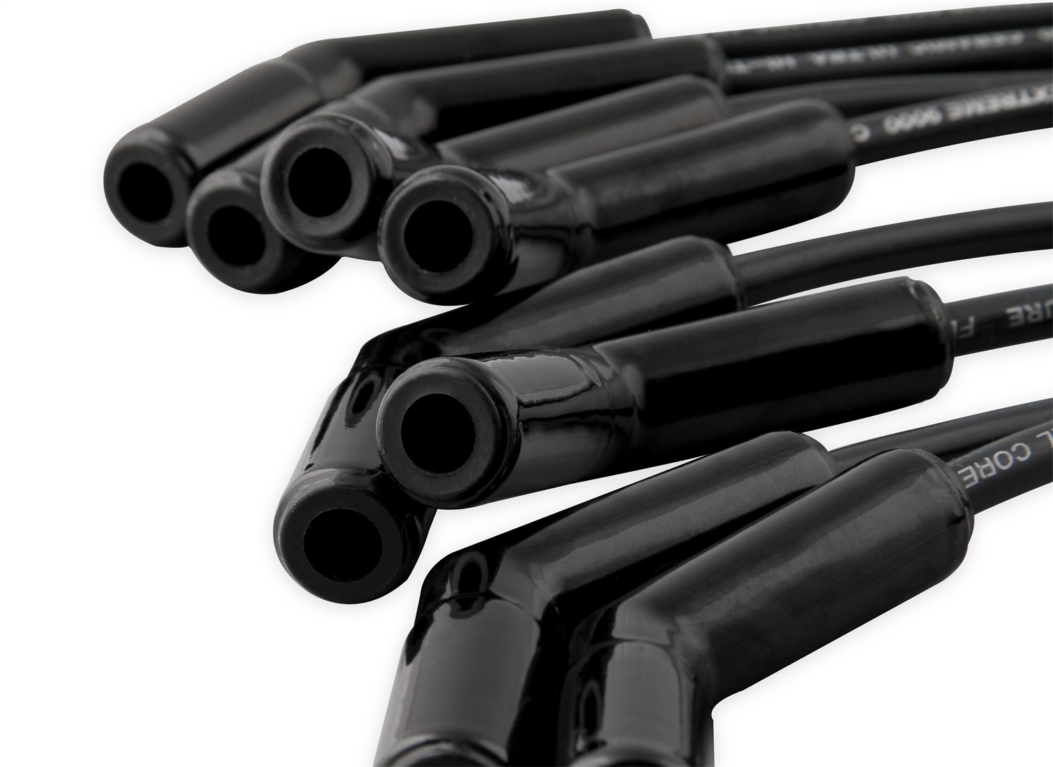 Extreme 9000 Black Ceramic Boot Spark Plug Wire Set - Image 3