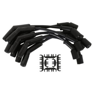 Extreme 9000 Black Ceramic Boot Spark Plug Wire Set