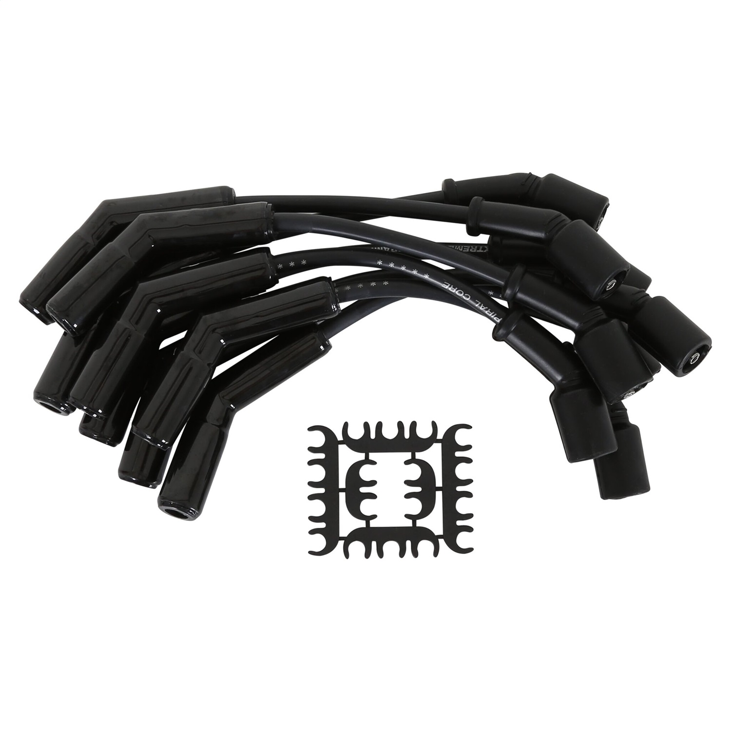 Extreme 9000 Black Ceramic Boot Spark Plug Wire Set