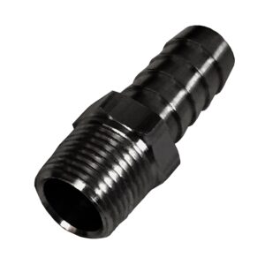Straight Hose Barb Fitting; 3/8in. NPT Male x 1/2in. Barb; Each