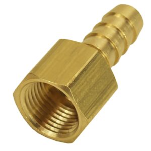 Straight Hose Barb Fitting; 3/8in. NPT Female x 3/8in. Barb; Each