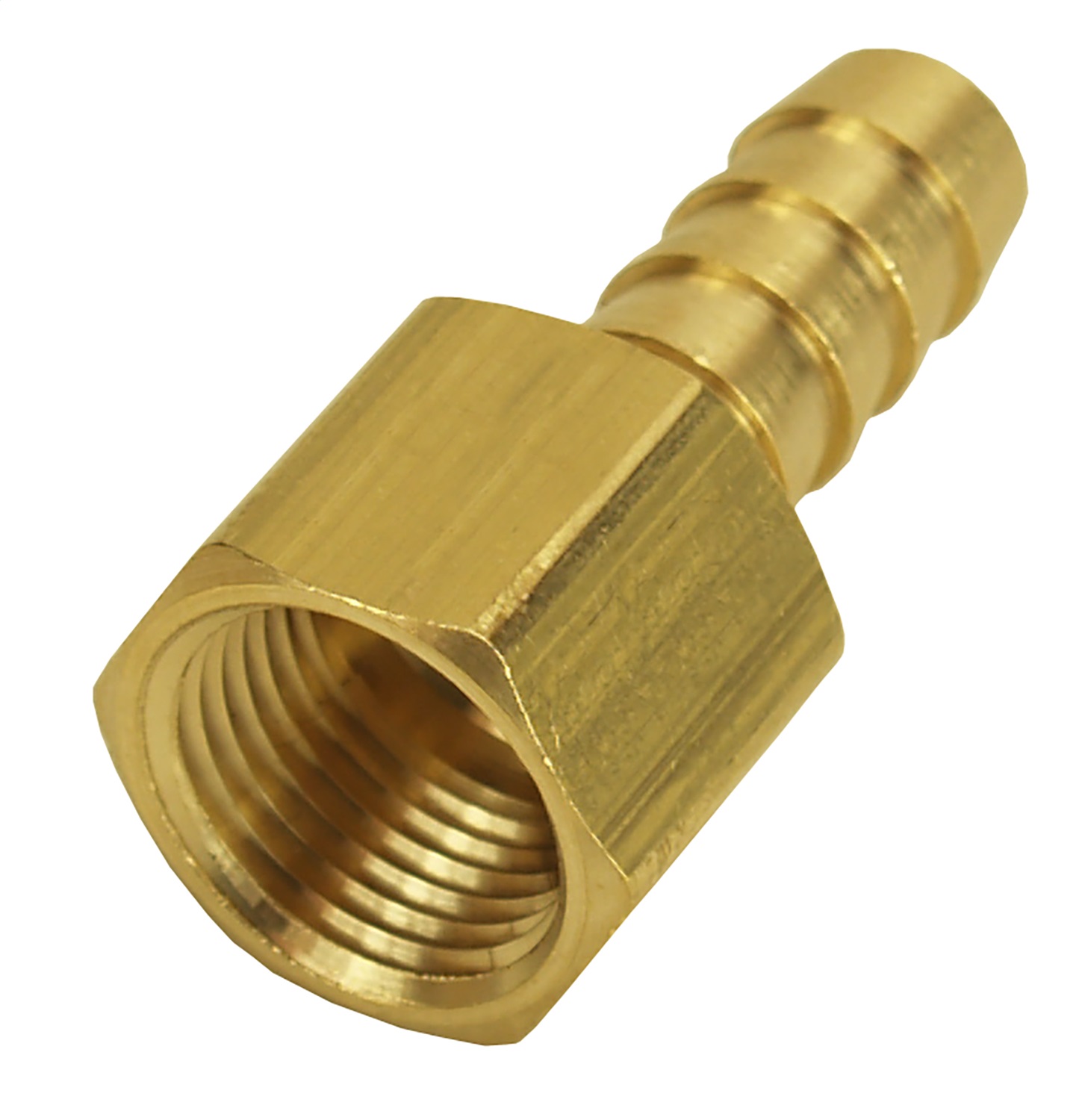 Straight Hose Barb Fitting; 3/8in. NPT Female x 3/8in. Barb; Each