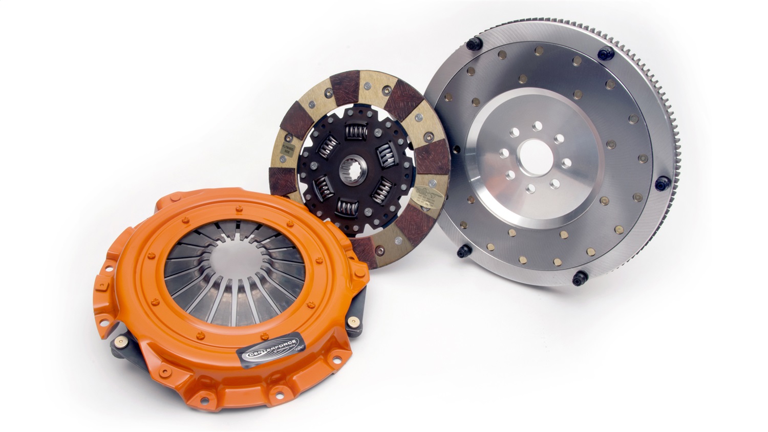Dual Friction(R); Clutch Pressure Plate; Disc; and Flywheel Set