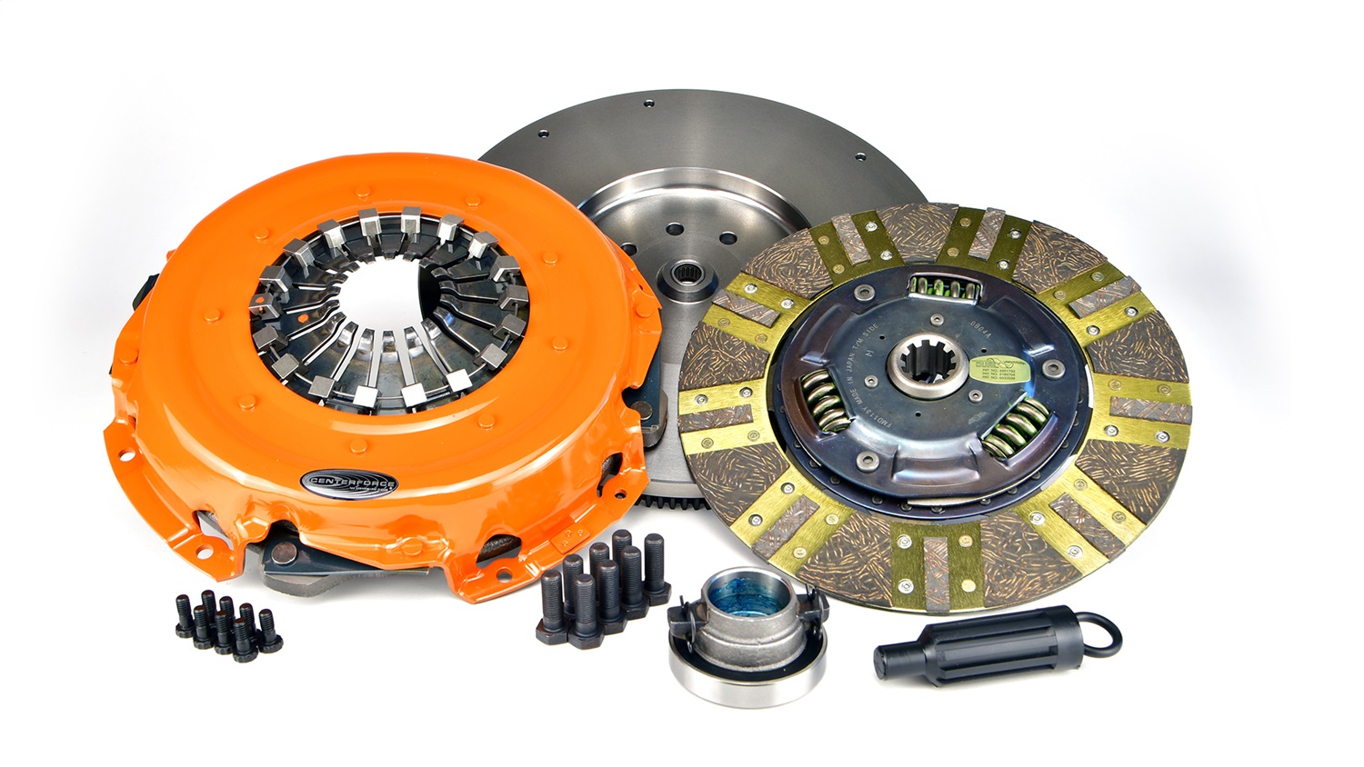 Dual Friction(R); Clutch Pressure Plate; Disc; and Flywheel Set