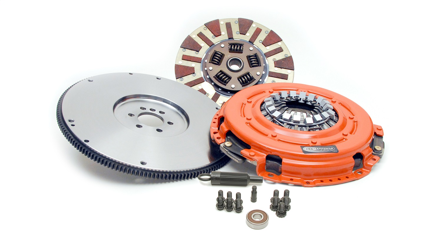 Dual Friction(R); Clutch Pressure Plate; Disc; and Flywheel Set