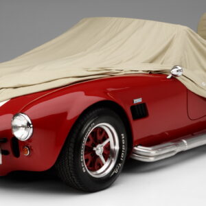 Custom Tan Flannel Car Cover-Tan