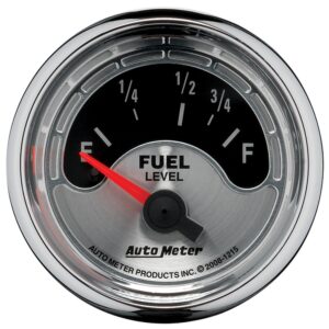 GAUGE; FUEL LEVEL; 2 1/16in.; 73?E TO 10?F; ELEC; AMERICAN MUSCLE